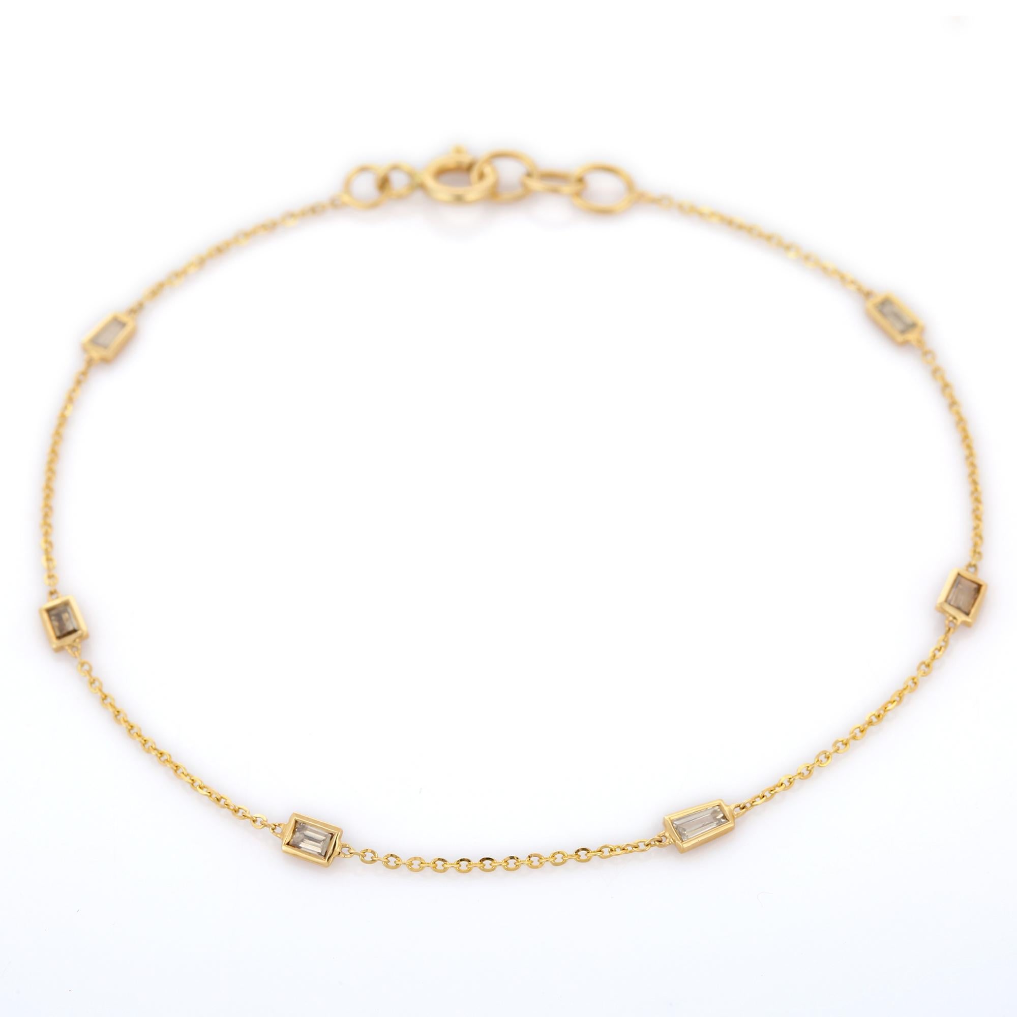 Bracelets are worn to enhance the look. Women love to look good. It is common to see a woman rocking a lovely gold bracelet on her wrist. A gold gemstone bracelet is the ultimate statement piece for every stylish woman.

Adorn your wrist with this