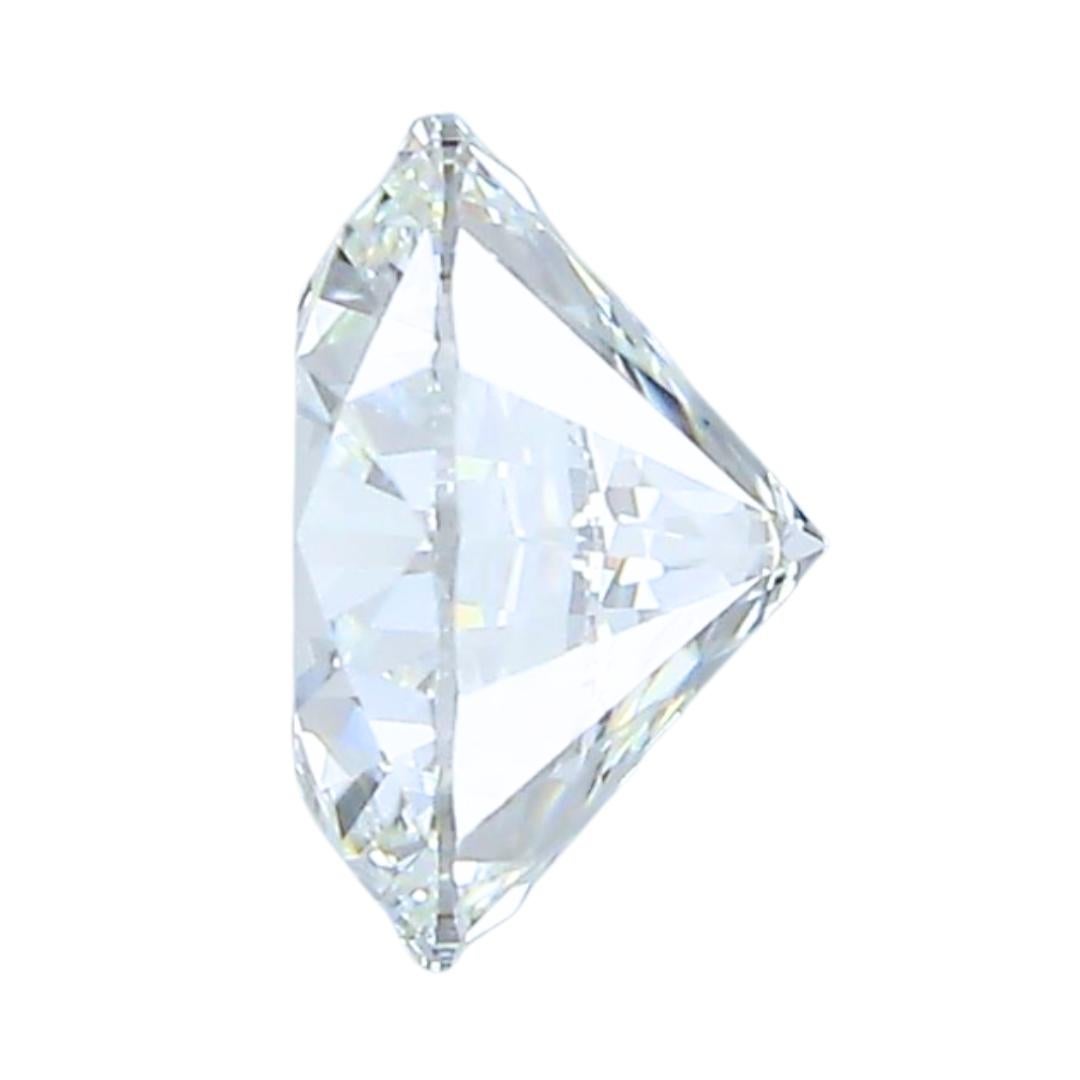 Taglio rotondo Brilliante 0.45ct Triplo Eccellente Taglio Ideale Diamante a Forma Rotonda - Certificato GIA in vendita
