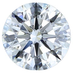 Brilliante 0.45ct Triplo Eccellente Taglio Ideale Diamante a Forma Rotonda - Certificato GIA