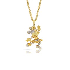 Brilliant 0.51ct Diamonds Necklace with Pendant in 18k Yellow Gold
