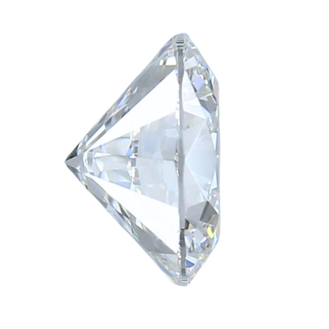 Brilliant 0.51ct Triple Excellent Ideal Cut Round-Shaped Diamond - GIA Certified In New Condition For Sale In רמת גן, IL
