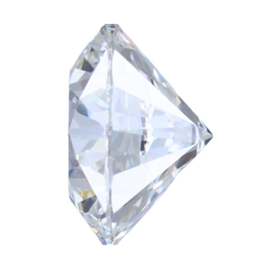 Taglio rotondo Brilliante 0.60ct Triplo Eccellente Taglio Ideale Diamante a Forma Rotonda - Certificato GIA in vendita