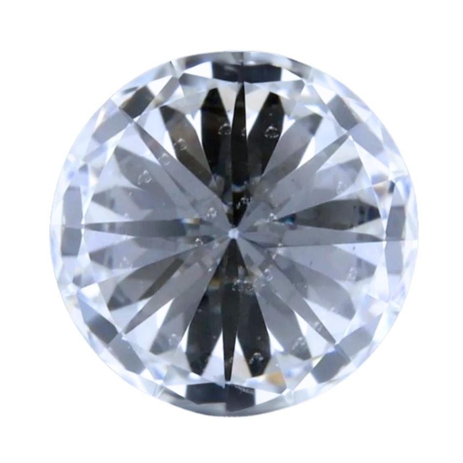 Donna Brilliante 0.60ct Triplo Eccellente Taglio Ideale Diamante a Forma Rotonda - Certificato GIA in vendita