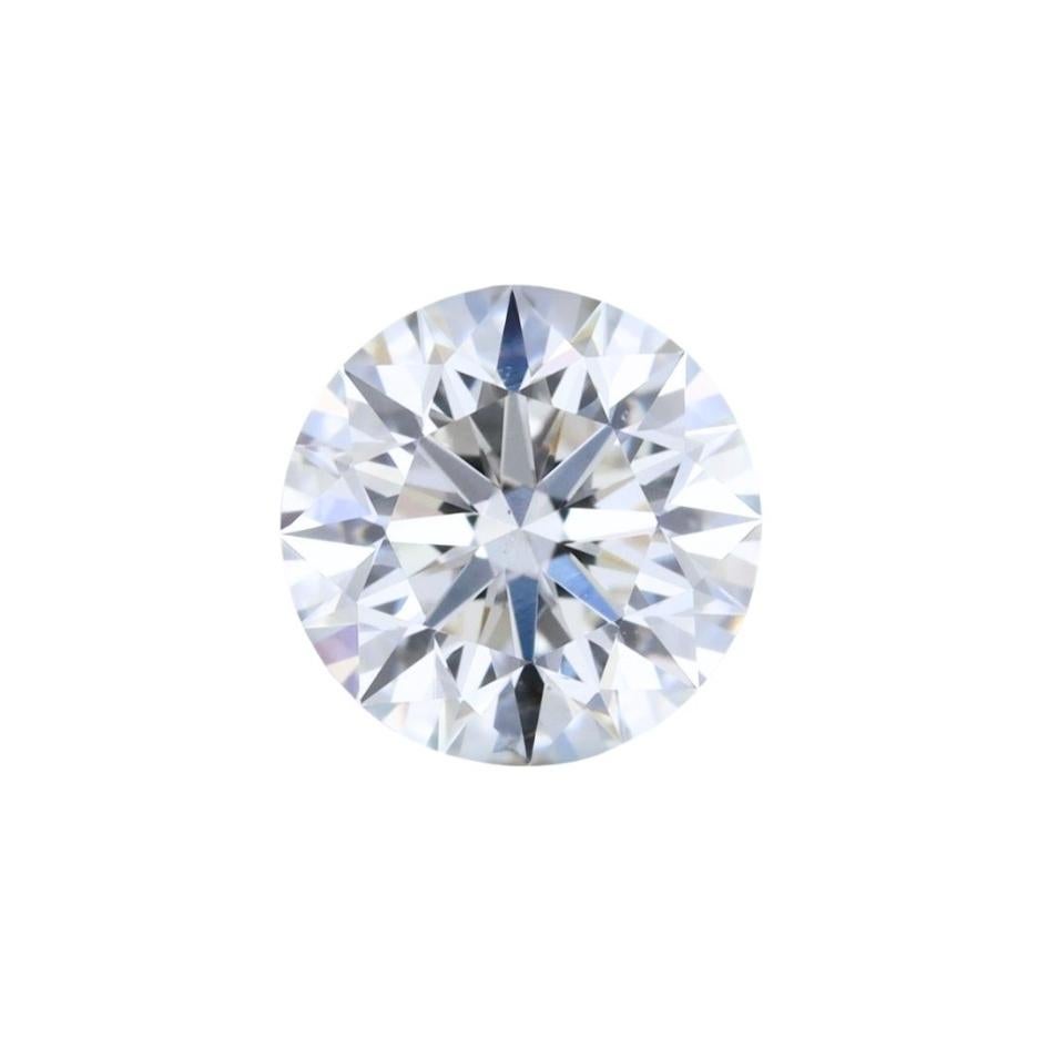Brilliante 0.60ct Triplo Eccellente Taglio Ideale Diamante a Forma Rotonda - Certificato GIA in vendita 2