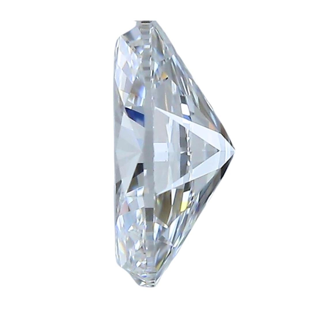 Brilliant 0.70ct Ideal Cut Oval-Shaped Diamond - GIA Certified  In New Condition For Sale In רמת גן, IL