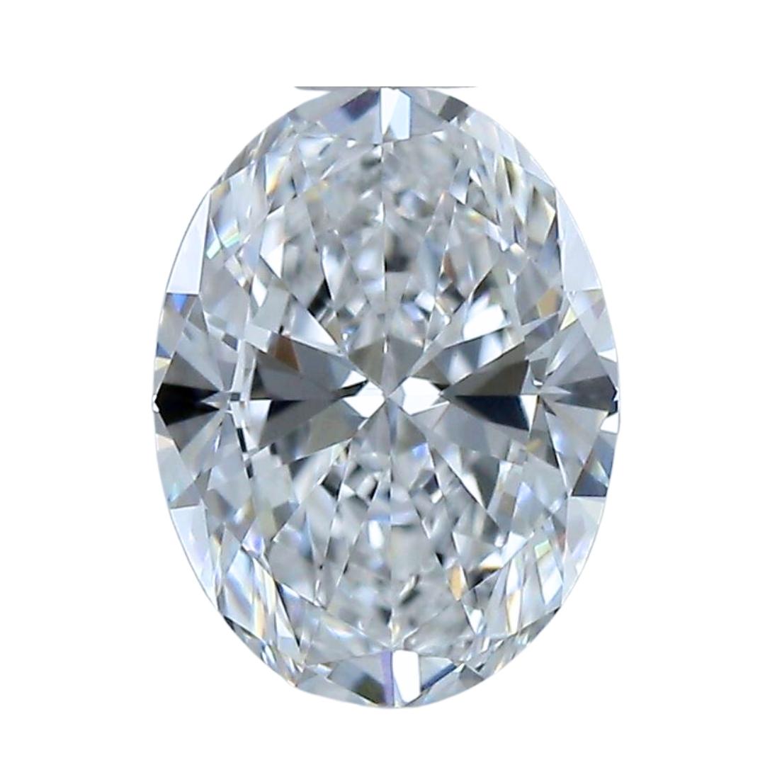 Brilliant 0.70ct Ideal Cut Oval-Shaped Diamond - GIA Certified  For Sale 2