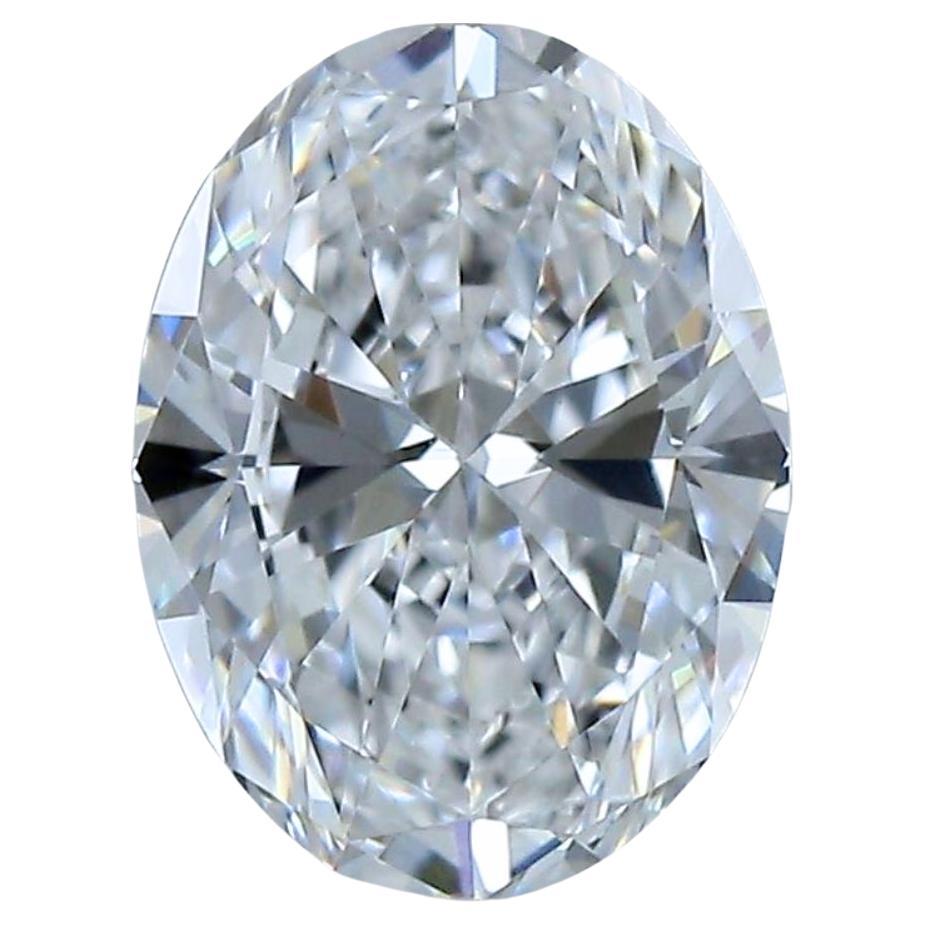 Brilliant 0.70ct Ideal Cut Oval-Shaped Diamond - GIA Certified  For Sale