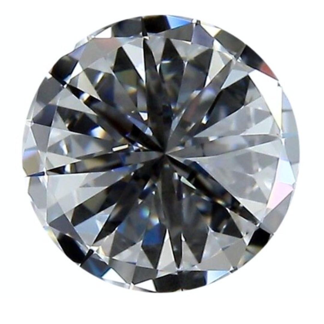 Brilliante 1 pce Diamant naturel taille idéale avec/1,00 ct - certifié IGI en vente 1