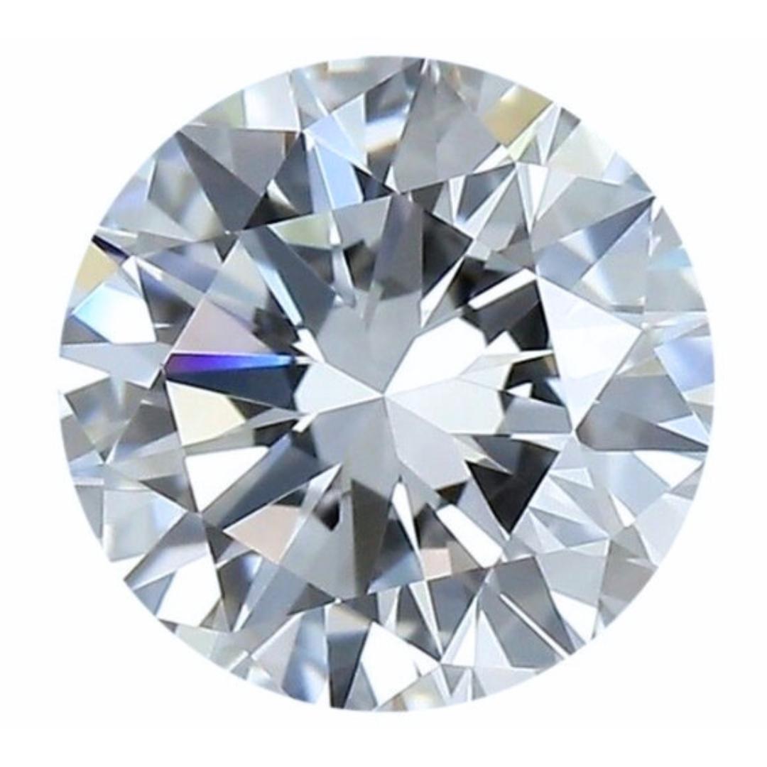 Brilliante 1 pce Diamant naturel taille idéale avec/1,00 ct - certifié IGI en vente 4