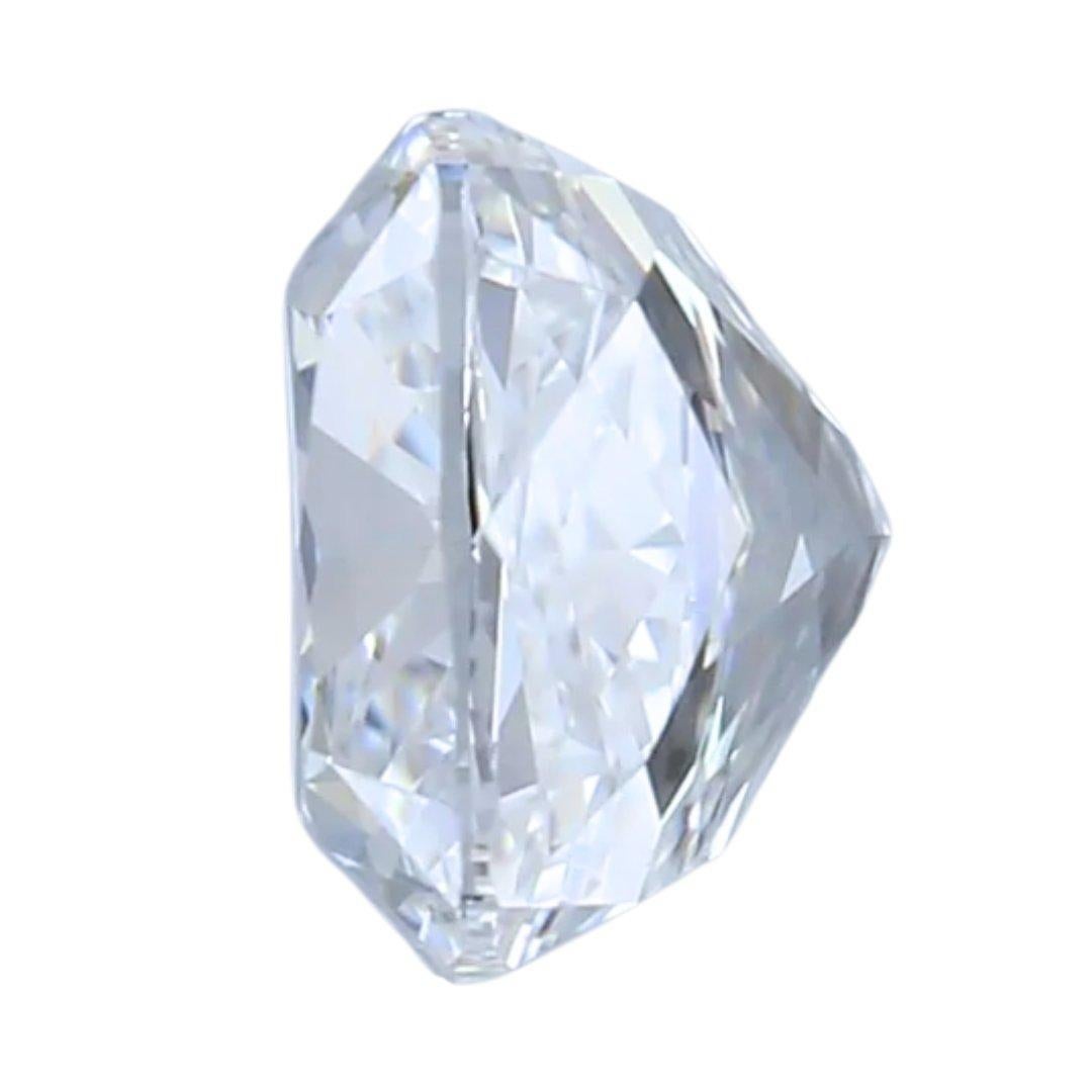 Brillant 1.00ct Doppelt exzellenter Idealschliff kissenförmiger Diamant Damen im Angebot