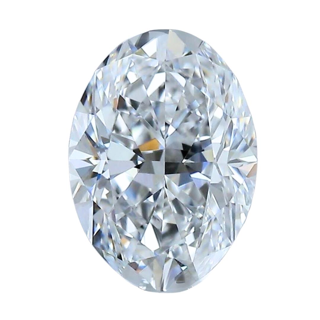 Brilliant 1.00ct Ideal Cut Oval-Shaped Diamond - GIA Certified For Sale 2