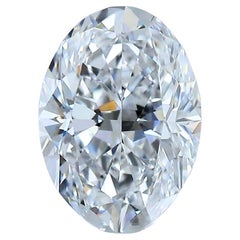 Brilliant 1.00ct Ideal Cut Oval-Shaped Diamond - GIA Certified