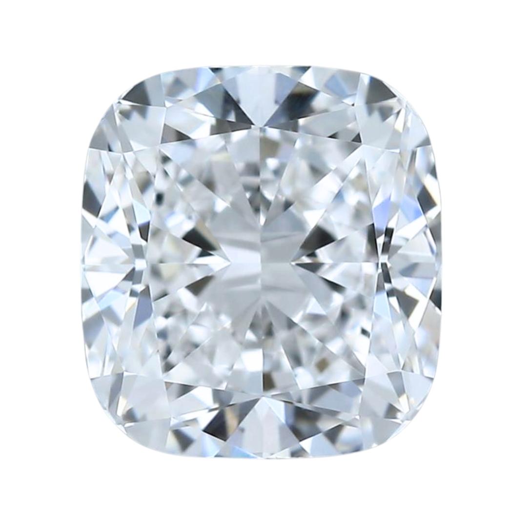 Taglio cuscino Brilliante 1.01ct Doppio Eccellente Taglio Ideale a forma di Cuscino in vendita