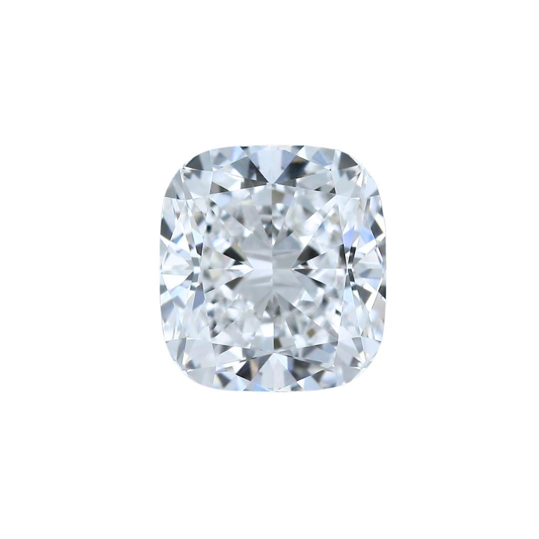 Brilliante 1.01ct Doppio Eccellente Taglio Ideale a forma di Cuscino in vendita 3