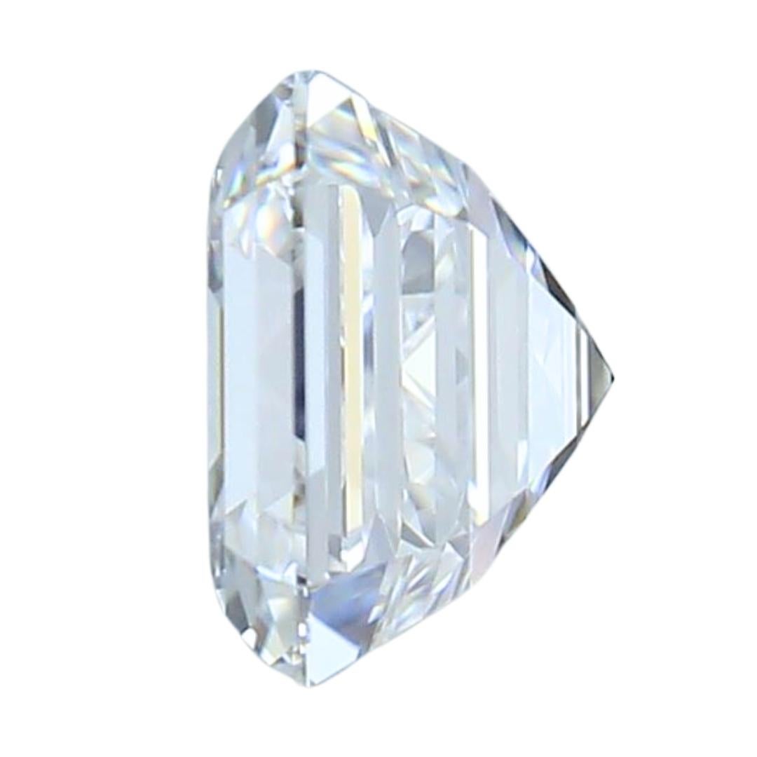Square Cut Brilliant 1.01ct Ideal Cut Square Diamond - GIA Certified For Sale