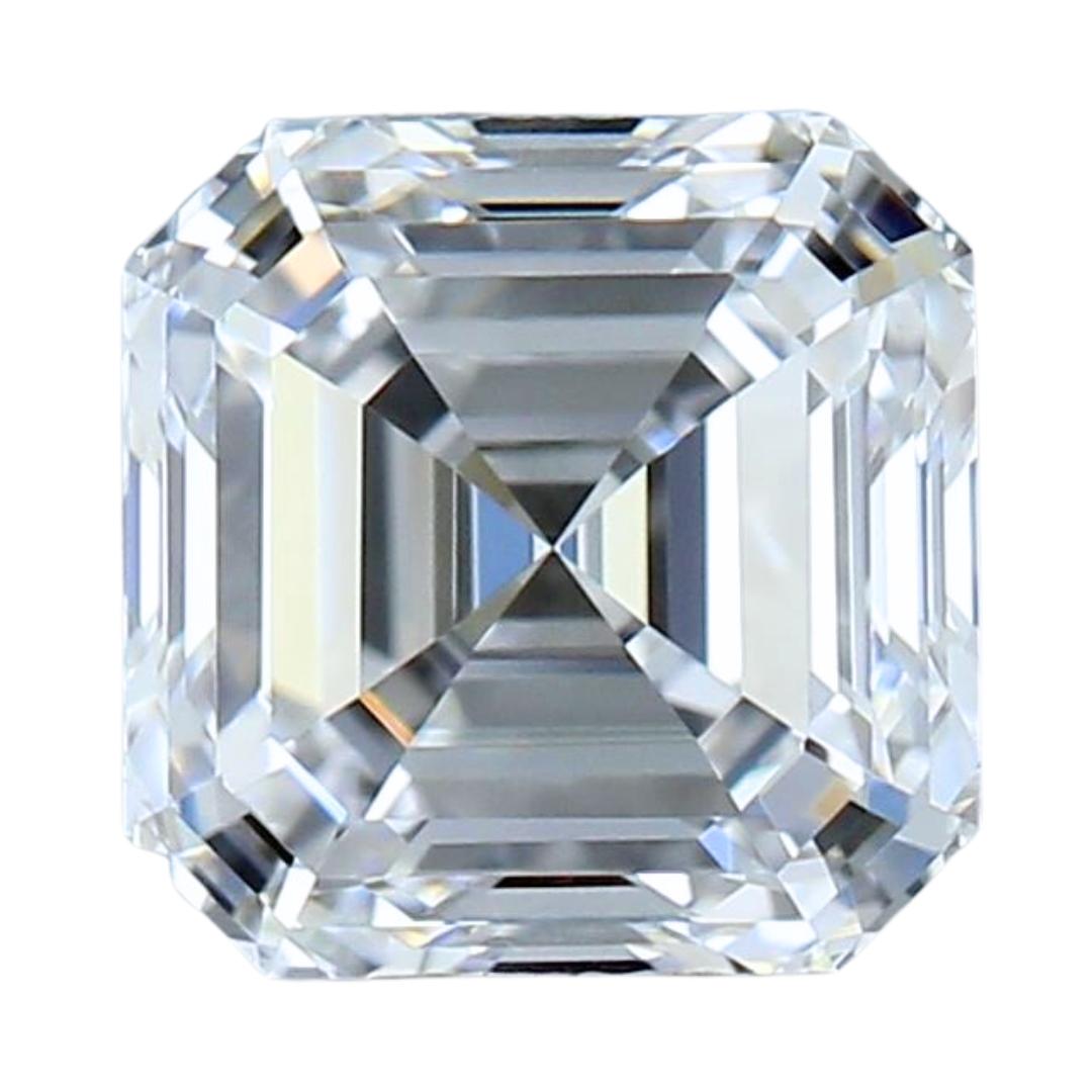 Brilliant 1.01ct Ideal Cut Square Diamond - GIA Certified For Sale 2