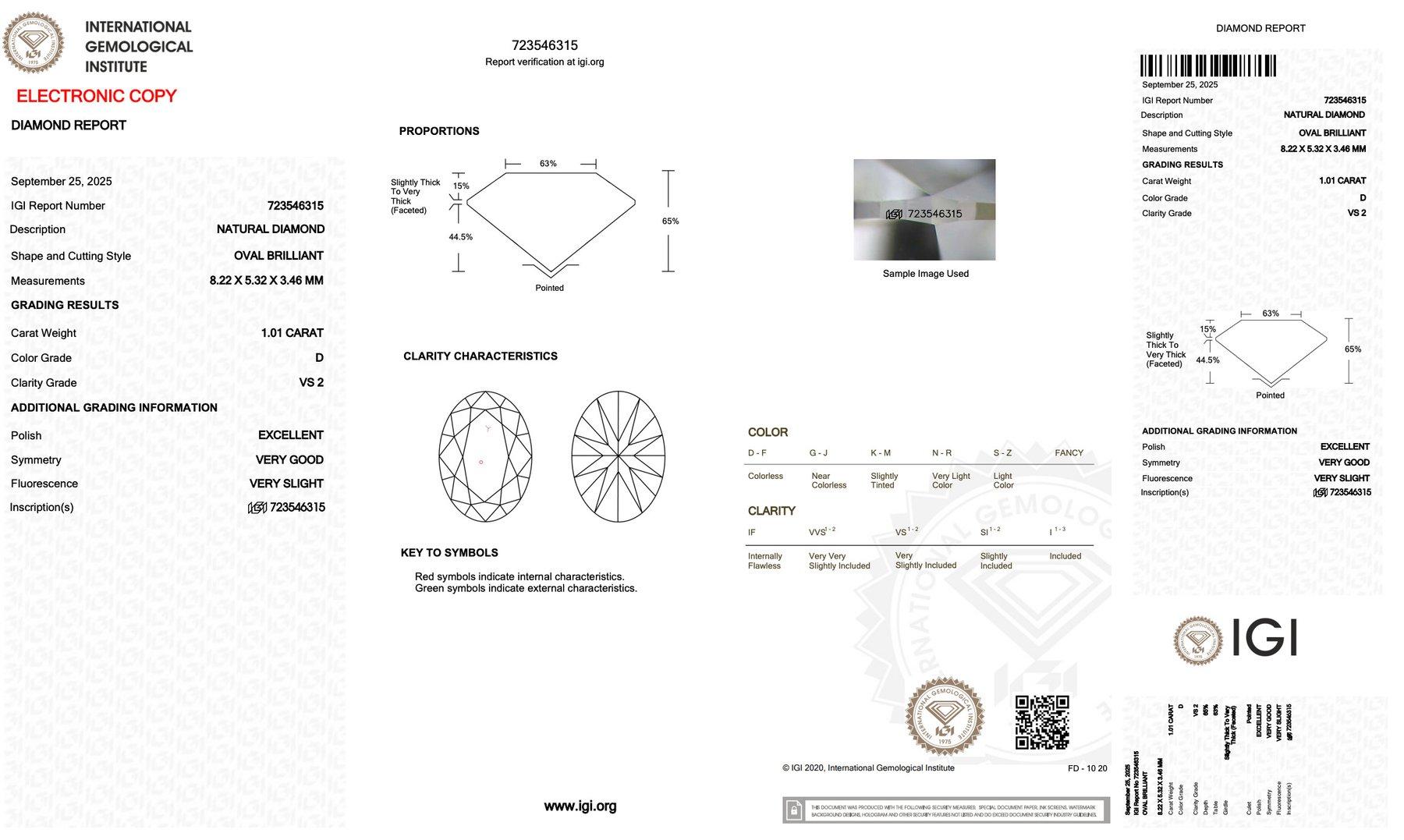 Brillant 1,01ct Natürlicher ovaler Diamant - IGI zertifiziert

Dieser außergewöhnliche Diamant im Ovalschliff von 1,01 Okt. ist ein seltener Schatz von zeitloser Schönheit und Vielseitigkeit. Er bietet eine bemerkenswerte Transparenz, während seine