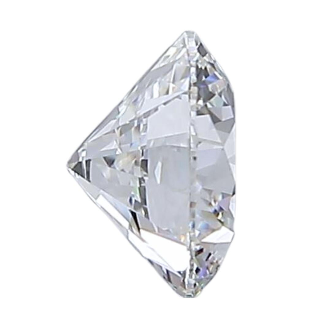 Brilliant 1.03ct Ideal Cut Round Diamond - IGI Certified In New Condition For Sale In רמת גן, IL