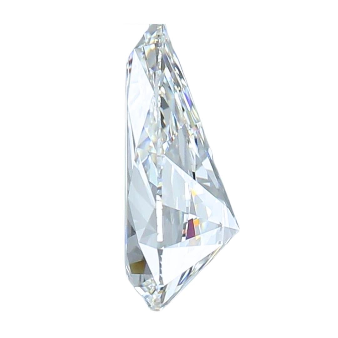 Pear Cut Brilliant 1.07ct Ideal Cut Pear-Shaped Diamond - GIA Certified For Sale