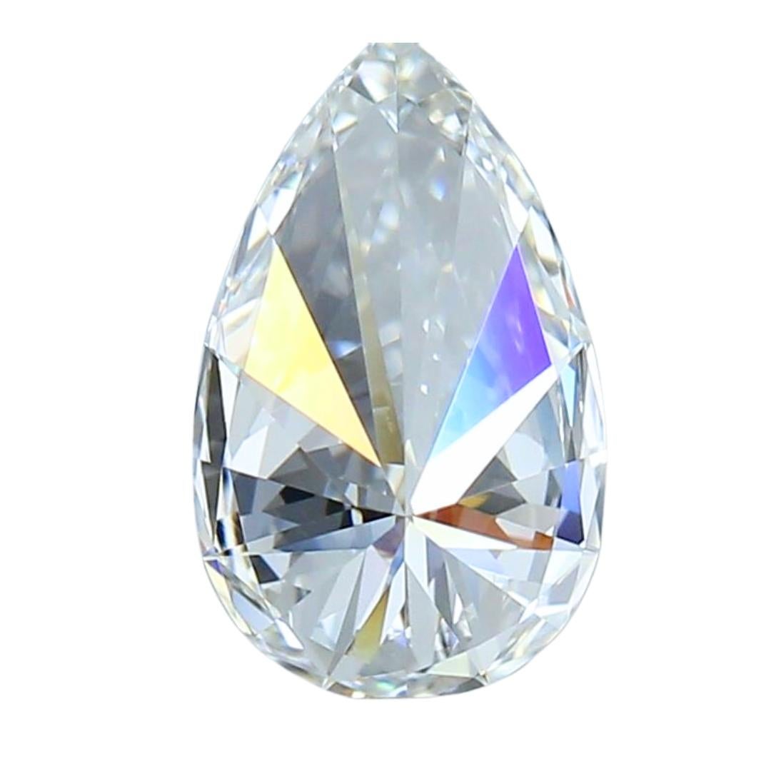 Women's Brilliant 1.07ct Ideal Cut Pear-Shaped Diamond - GIA Certified For Sale