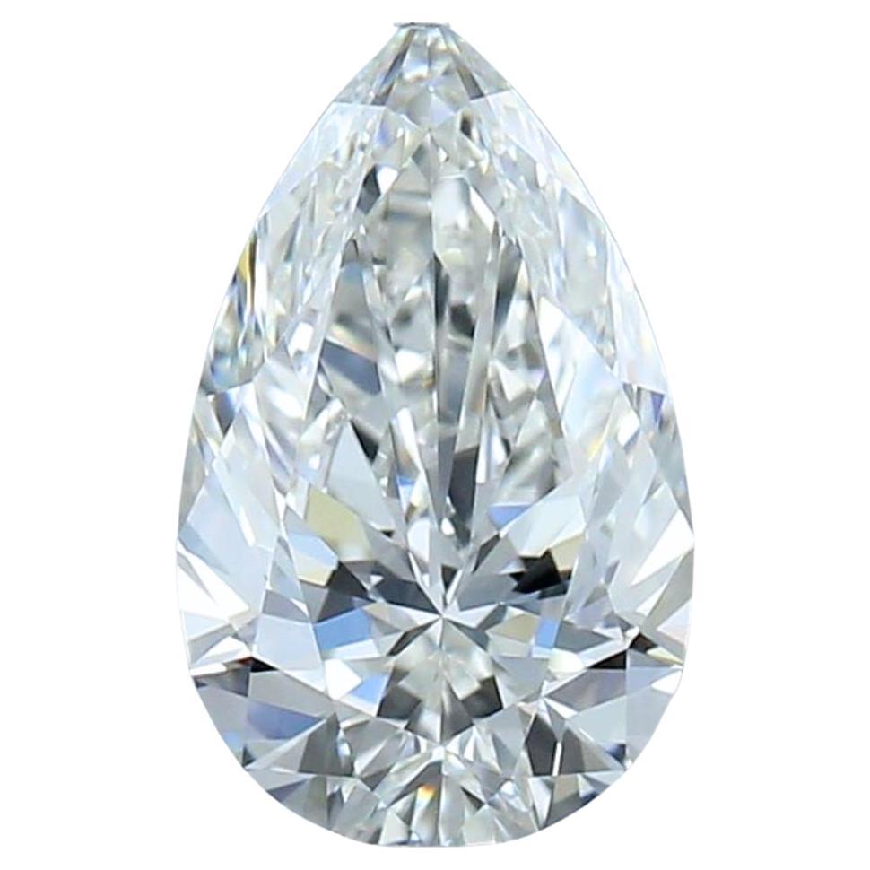 Brilliant 1.07ct Ideal Cut Pear-Shaped Diamond - GIA Certified For Sale