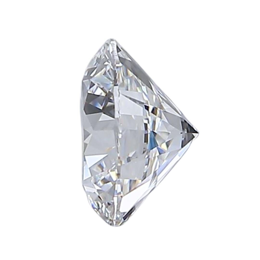 Brilliant 1.12ct Ideal Cut Round Natural Diamond - GIA Certified  In New Condition For Sale In רמת גן, IL