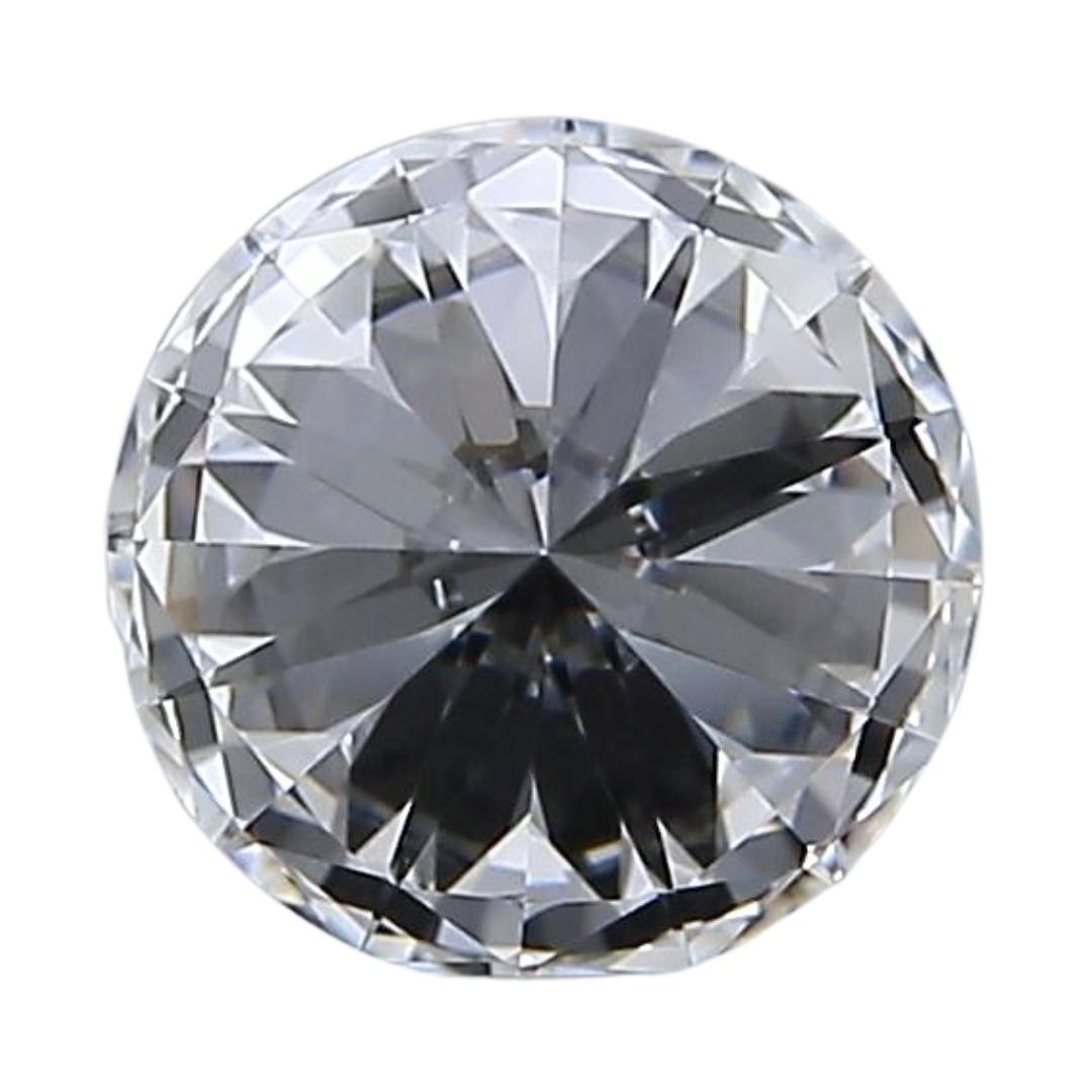Brilliante 1,12ct Ideal Cut Round Natural Diamond - certifié GIA  Pour femmes en vente