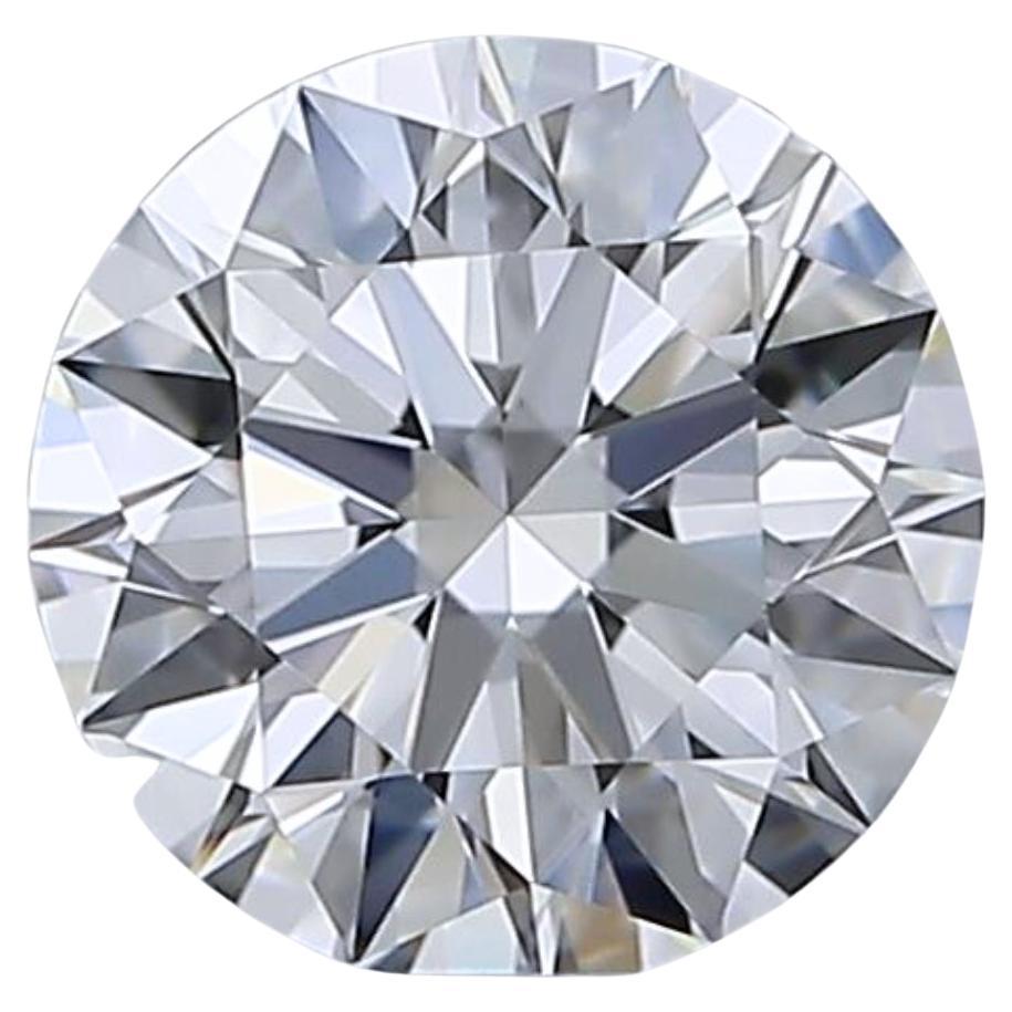 Brilliant 1.12ct Ideal Cut Round Natural Diamond - GIA Certified  For Sale