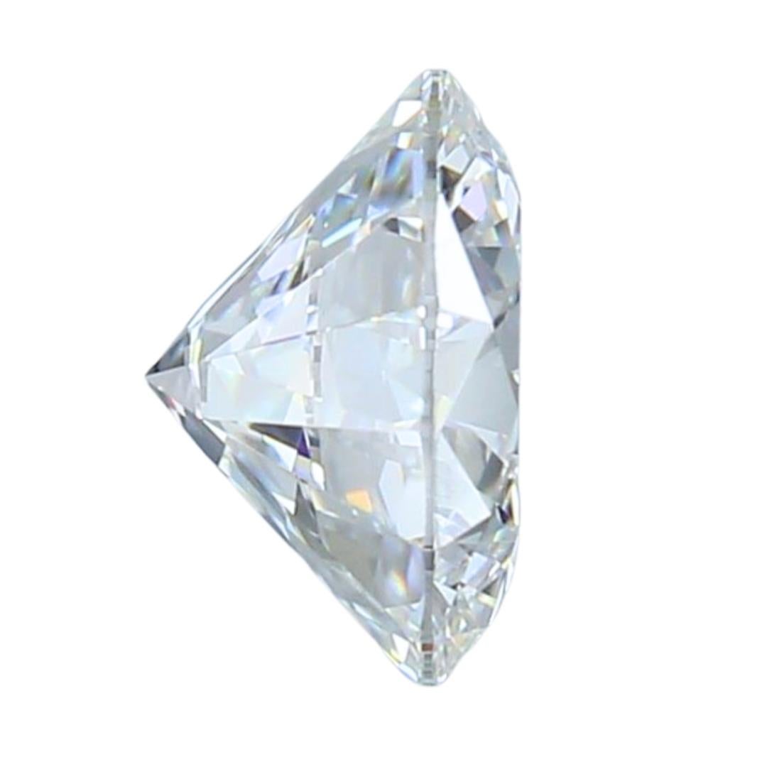 Brilliant 1.30ct Triple Excellent Ideal Cut Round-Shaped Diamond - IGI Certified In New Condition For Sale In רמת גן, IL