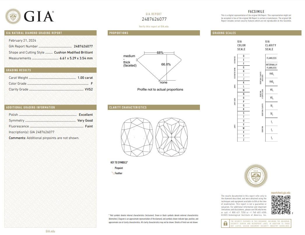 Brillant 1,33ct Diamant Halo Ring in 18k Gelbgold - GIA zertifiziert Damen im Angebot