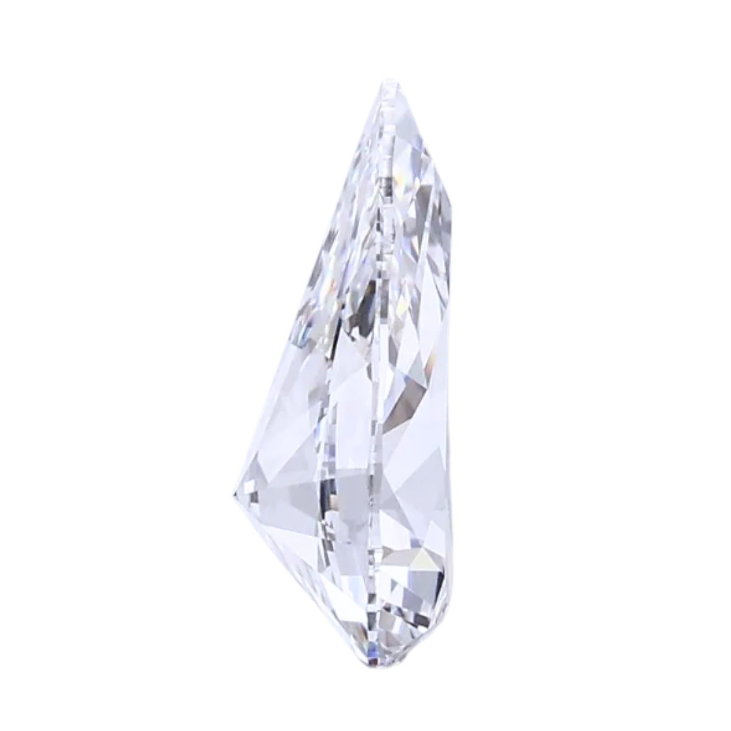 Taille poire Brilliant 1.51ct Double Excellent Ideal Cut Pear-Shaped Diamond - GIA Certified en vente