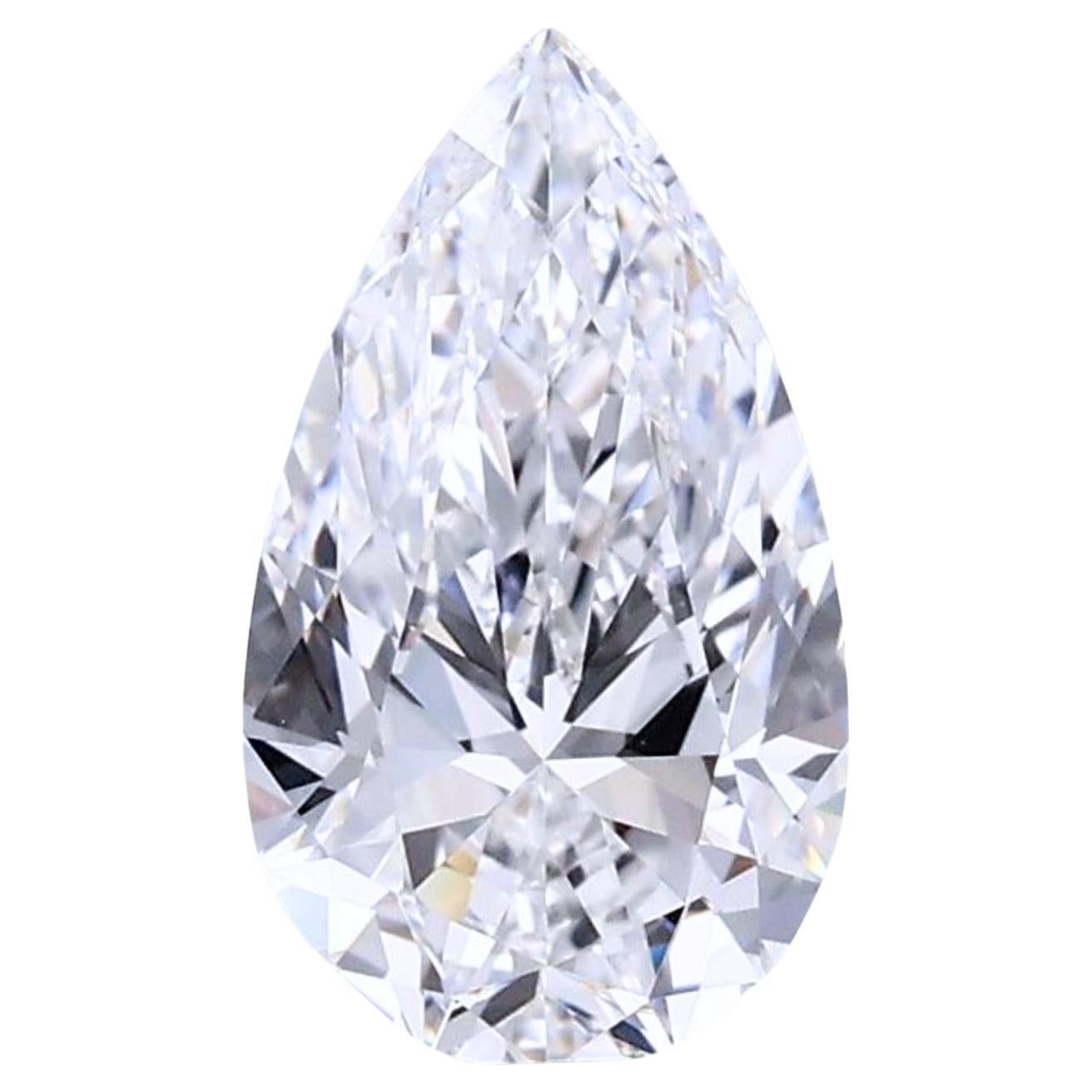 Brilliant 1.51ct Double Excellent Ideal Cut Pear-Shaped Diamond - GIA Certified