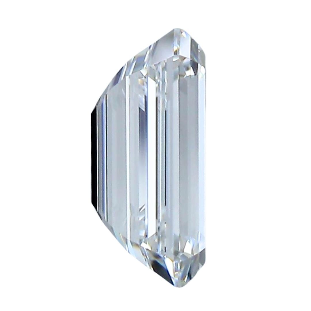 Diamante brillante talla esmeralda ideal de 1,51 ct - Certificado GIA Corte esmeralda en venta