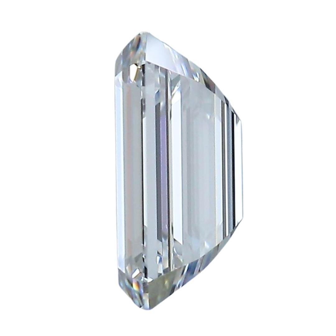 Brilliant 1.51ct Ideal Cut Emerald-Cut Diamond - GIA Certified In New Condition For Sale In רמת גן, IL