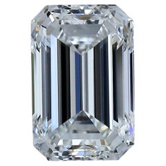 Diamante brillante talla esmeralda ideal de 1,51 ct - Certificado GIA