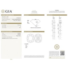 Brilliant 1.52ct Double Excellent Ideal Cut Cushion-Shaped Diamond
