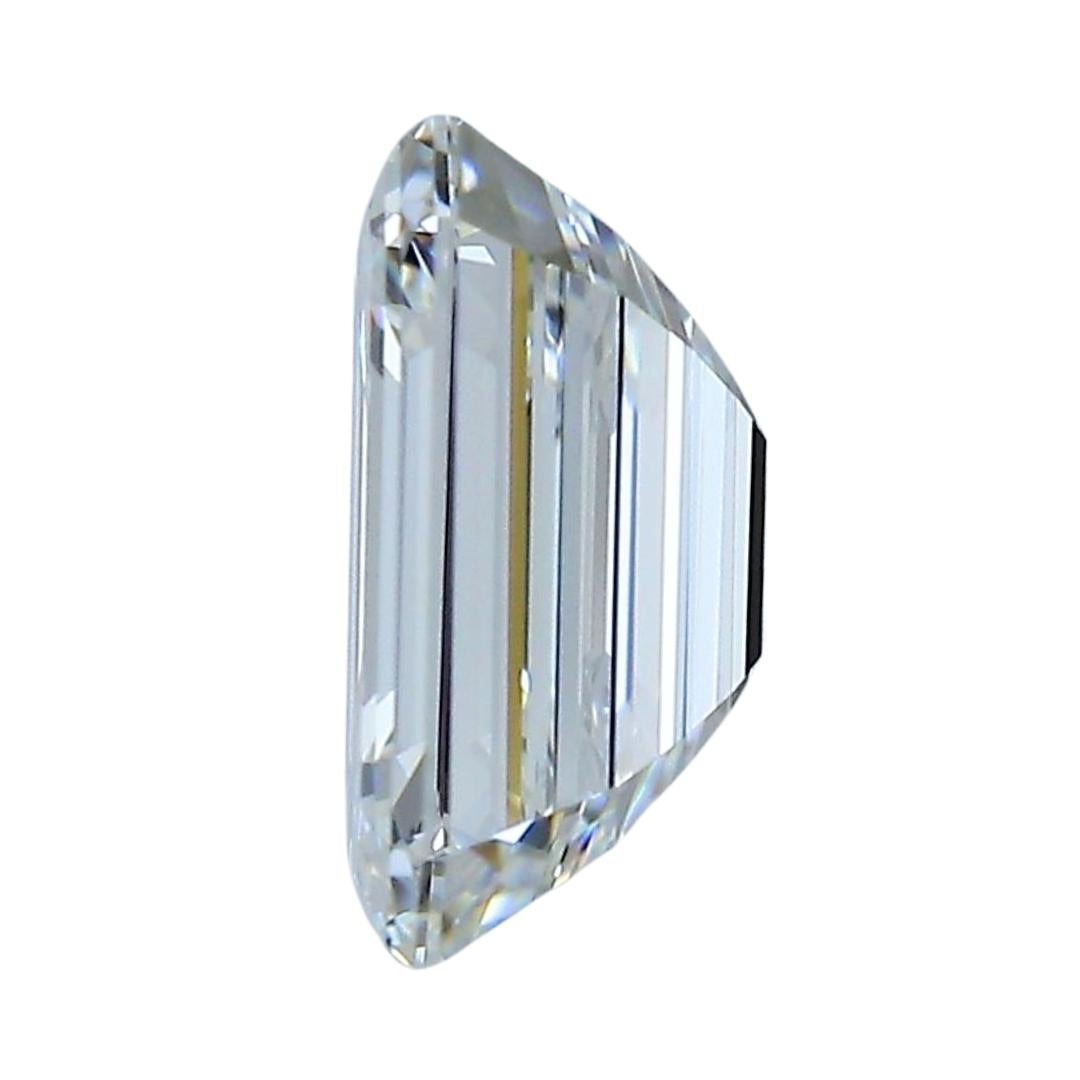 Women's Brilliant 1.60ct Ideal Cut Emerald Cut Diamond - GIA Certified