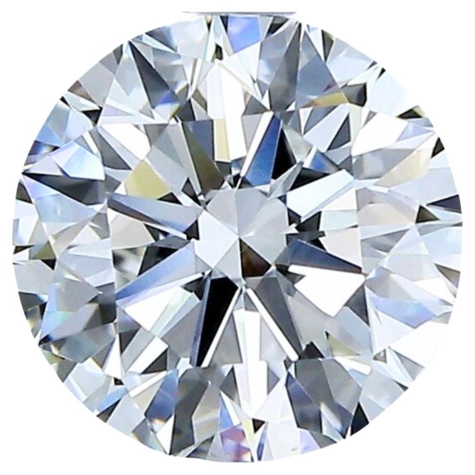 Brilliant 1.68ct Triple Excellent Ideal Cut Round Diamond -IGI Certified