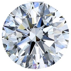 Brilliant 1.68ct Triple Excellent Ideal Cut Round Diamond -IGI Certified