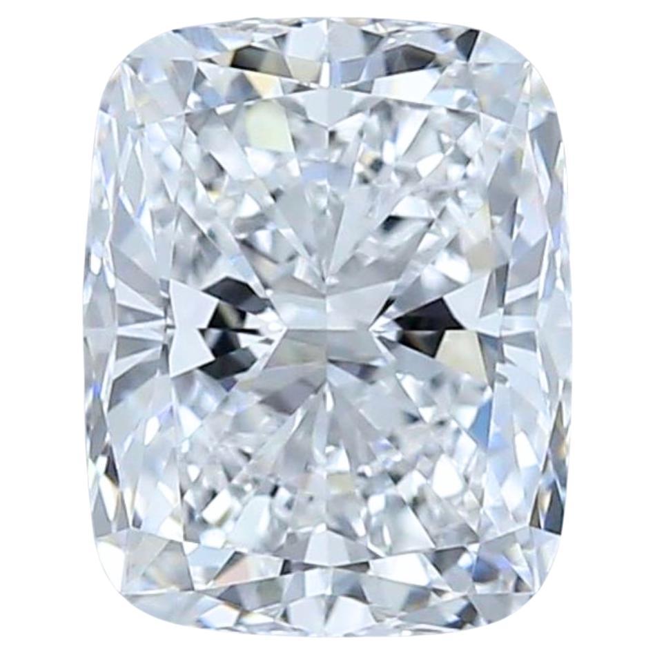 Brilliant 2.01ct Double Excellent Ideal Cut Cushion-Shaped Diamond - GIA