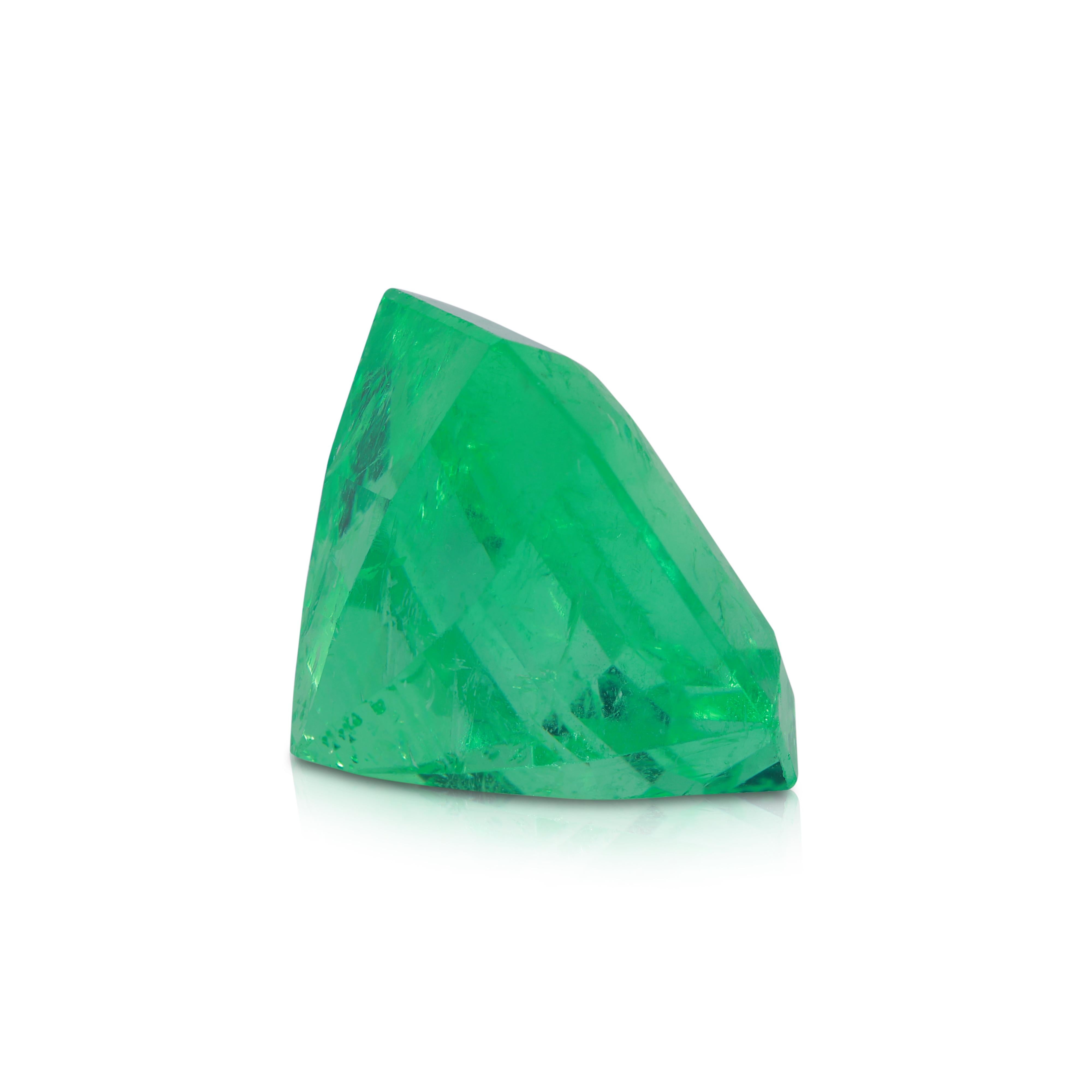 Brillant 22,28ct Smaragd Edelstein im Zustand „Neu“ im Angebot in רמת גן, IL