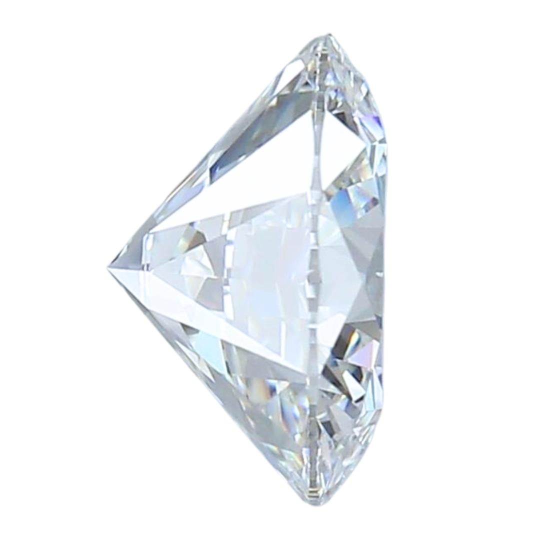 Taille ronde Brilliante 3,02ct Ideal Cut Round Diamond - Certifié GIA en vente