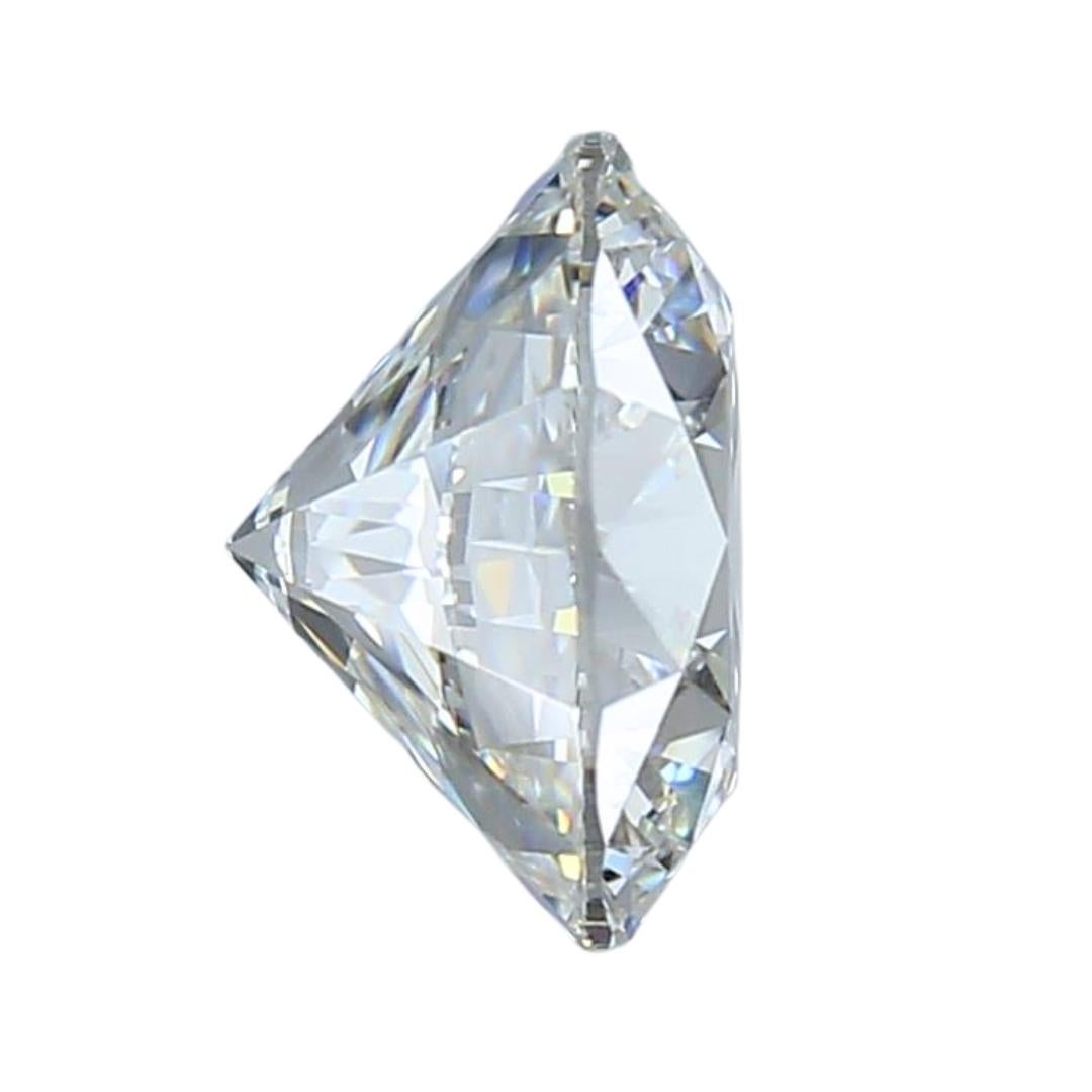 Round Cut  Brilliant 3.09ct Ideal Cut Natural Diamond - GIA Certified For Sale