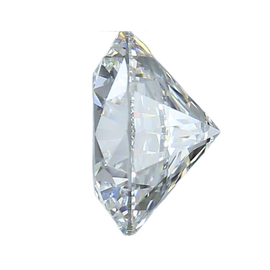 Brilliant 3.09ct Ideal Cut Natural Diamond - GIA Certified In New Condition For Sale In רמת גן, IL