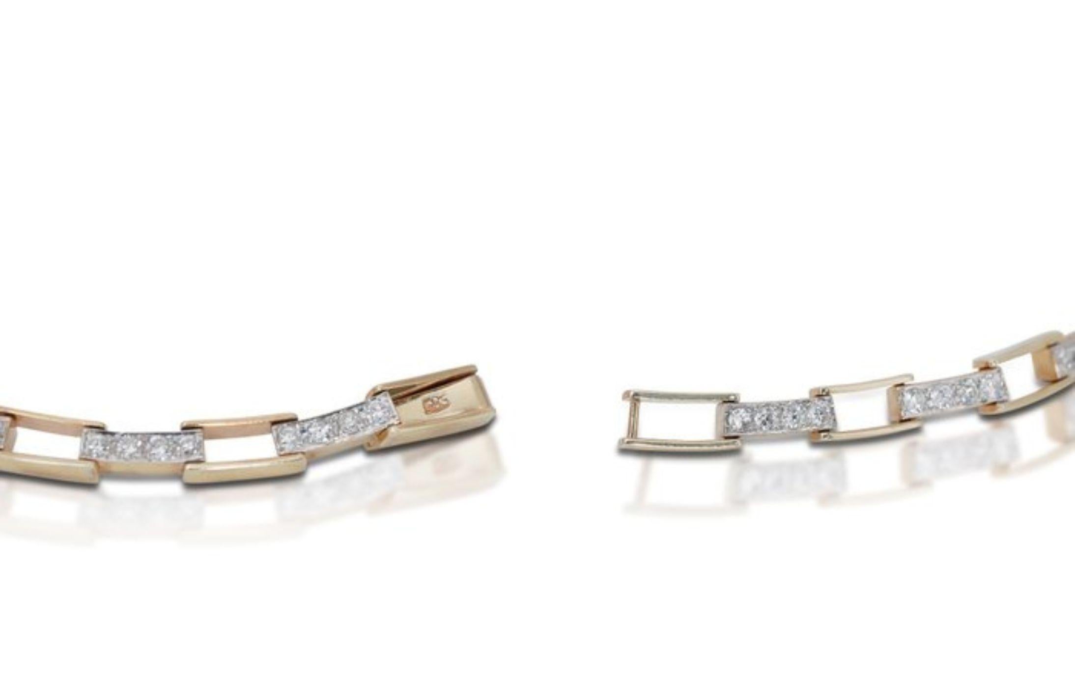 Halskette mit Brillanten von insgesamt 3,12 Karat natürlichen Diamanten Damen im Angebot