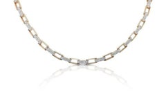 Halskette mit Brillanten von insgesamt 3,12 Karat natürlichen Diamanten