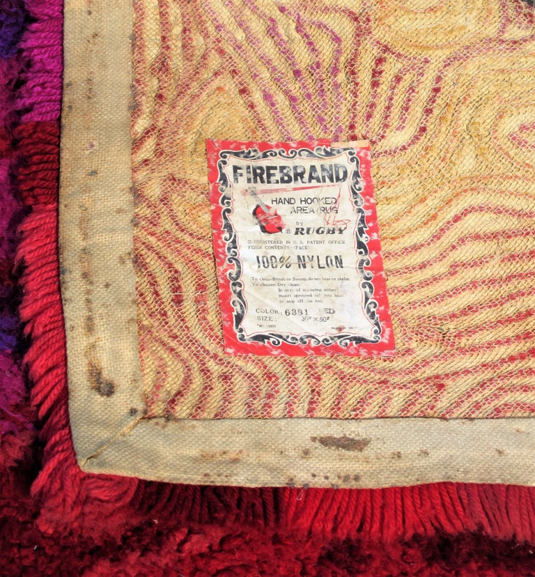 1960's Abstract Modernist Japanese Rug at 1stDibs