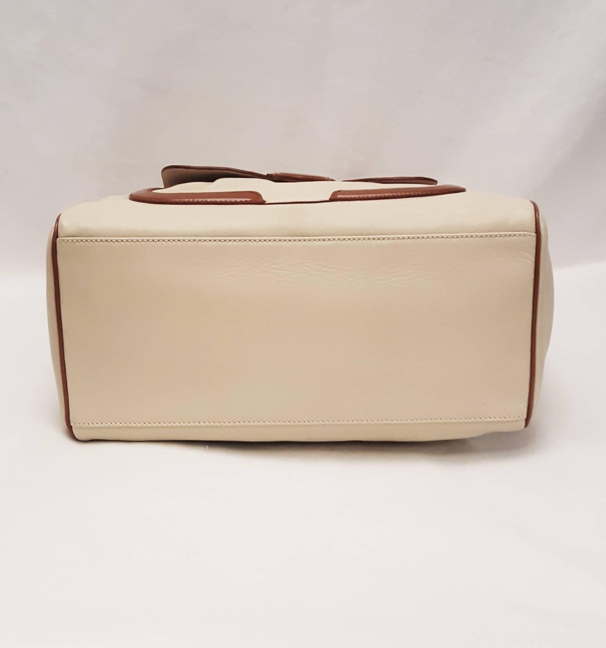 Balenciaga Beige and Brown Shoulder Bag, 2008 Collection   3
