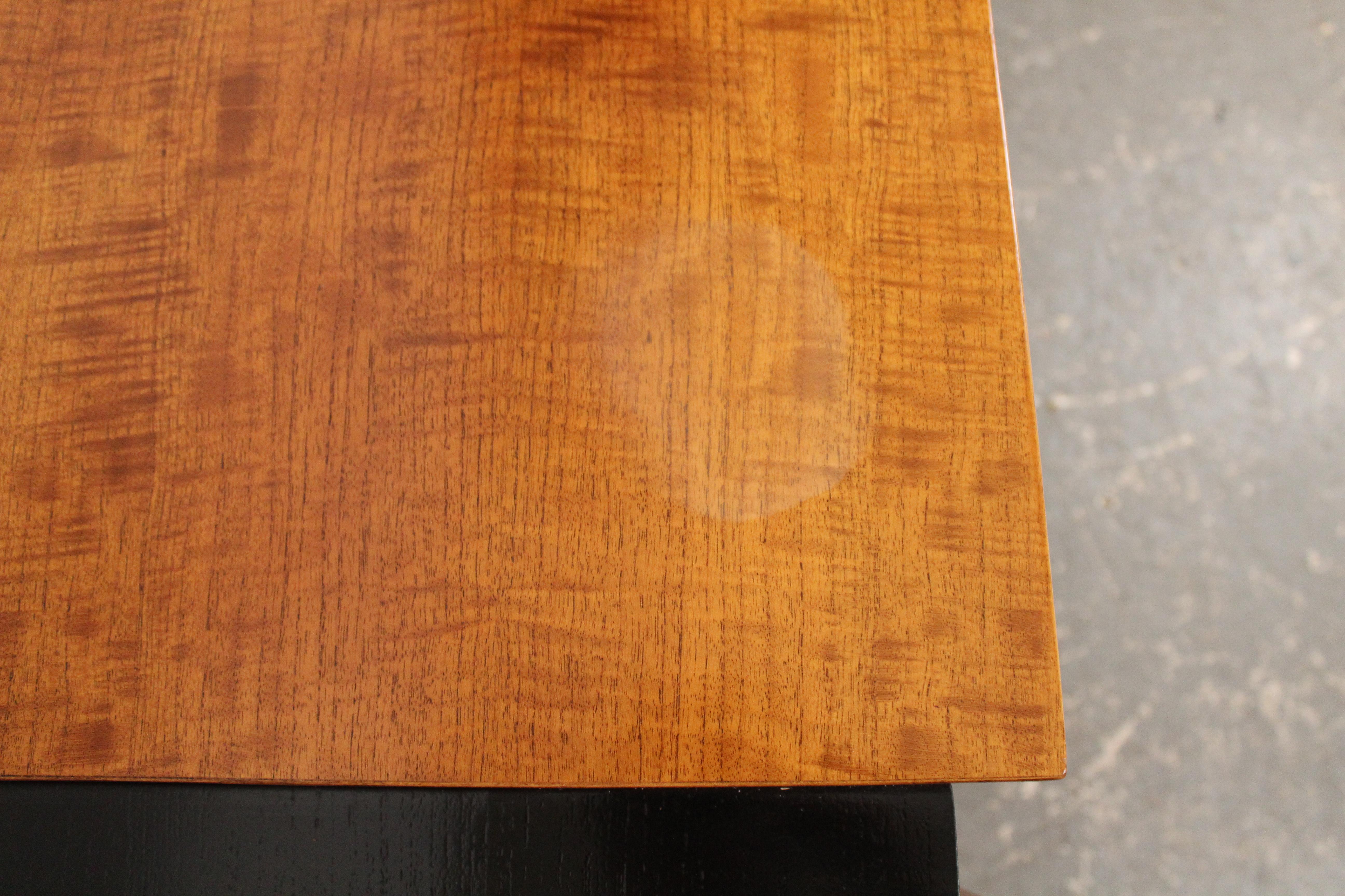 Buffet Art Déco en loupe brillante en vente 7