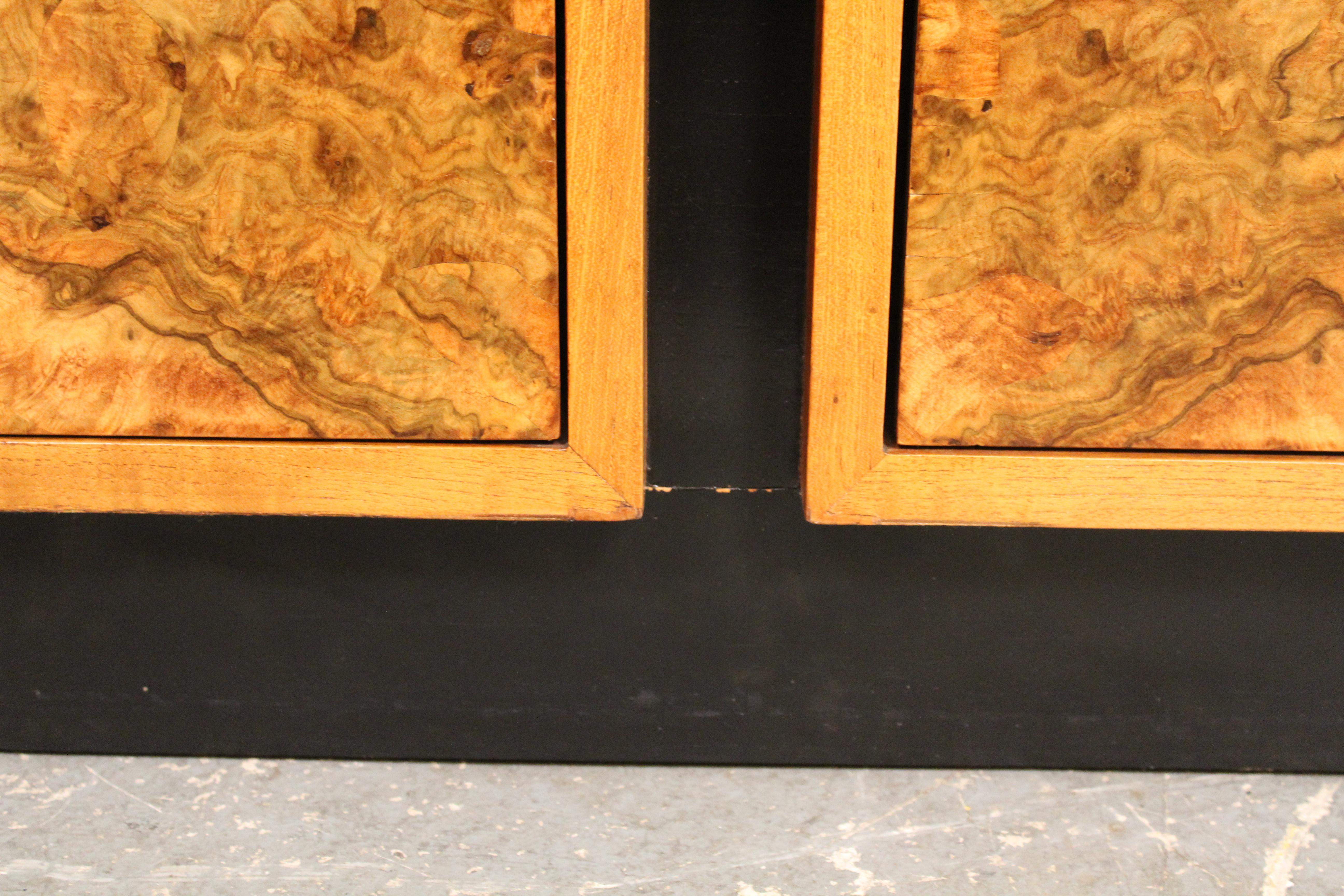 Brilliant Burl Art Deco Display Case For Sale 5